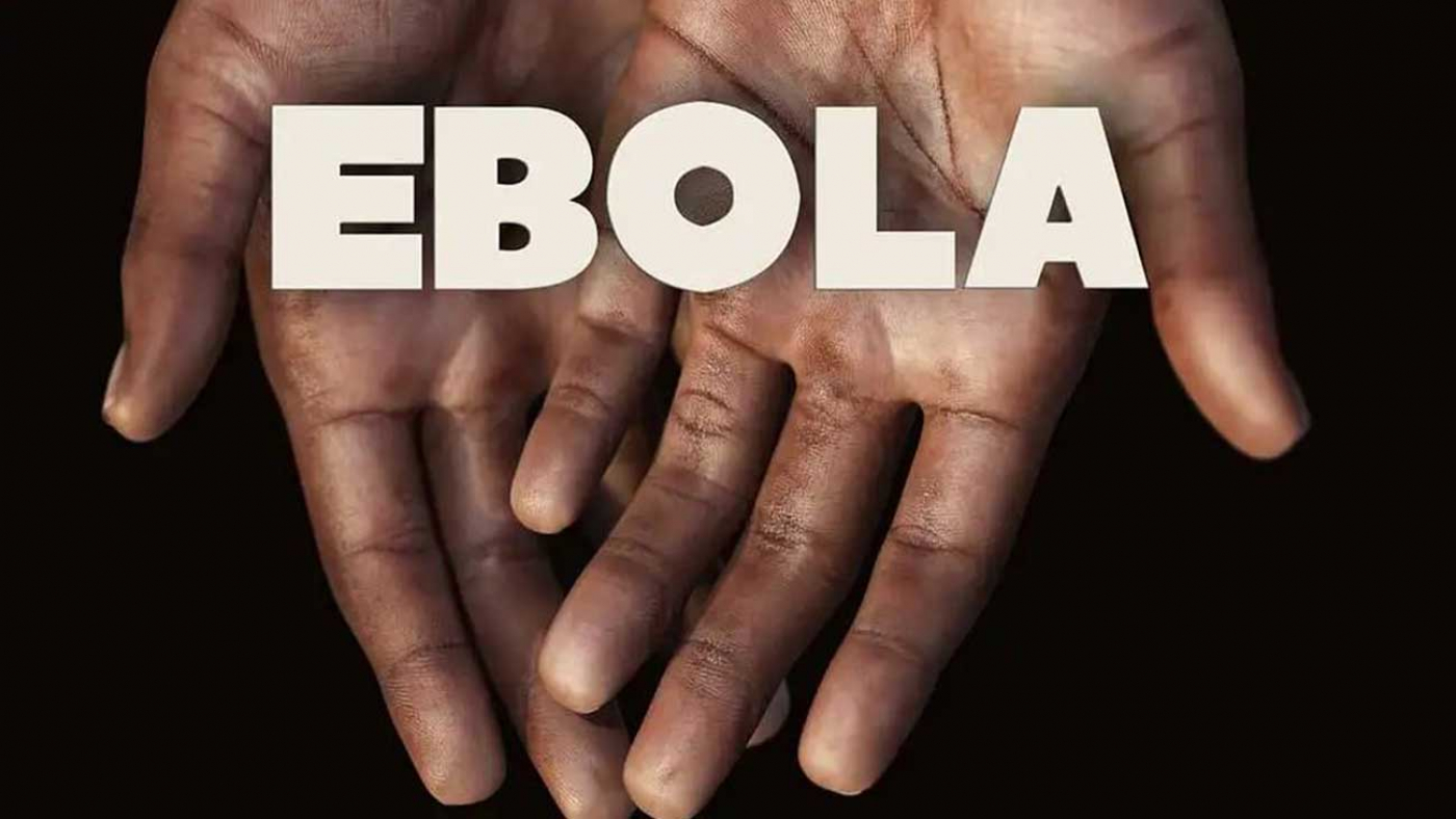 Ebola US Case Questions | Image of Hands with Ebola Written