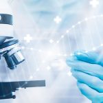 Clinical Trials Research Biochemist Works in Lab