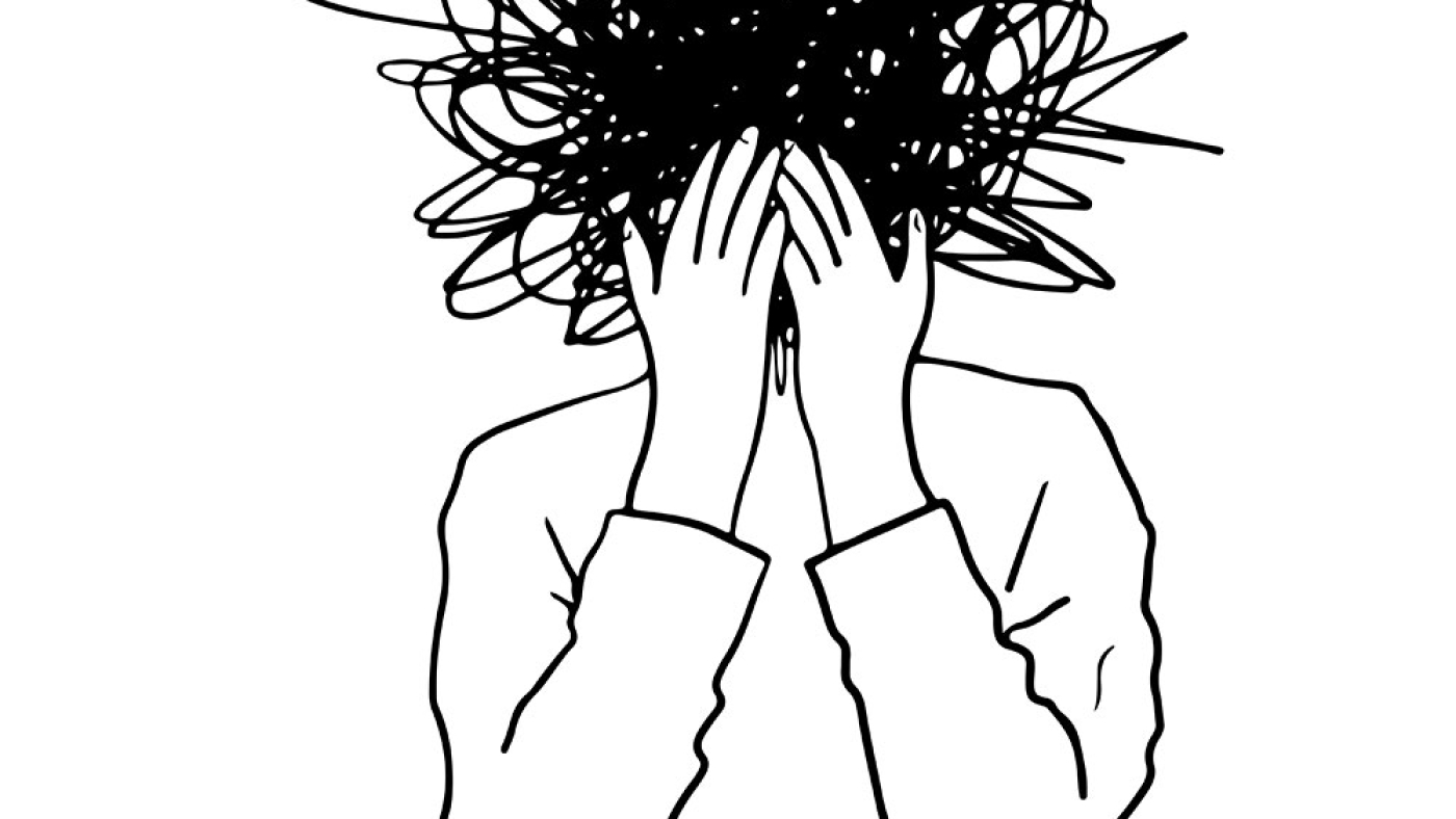 Illustration of Panic Attack or Fear