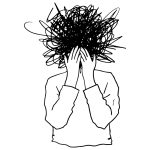 Illustration of Panic Attack or Fear