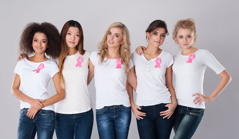 Ladies Supporting Breast Cancer Awareness